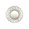 Hello Honey® 29.5" Gold Galvanized Metal Wall Mirror